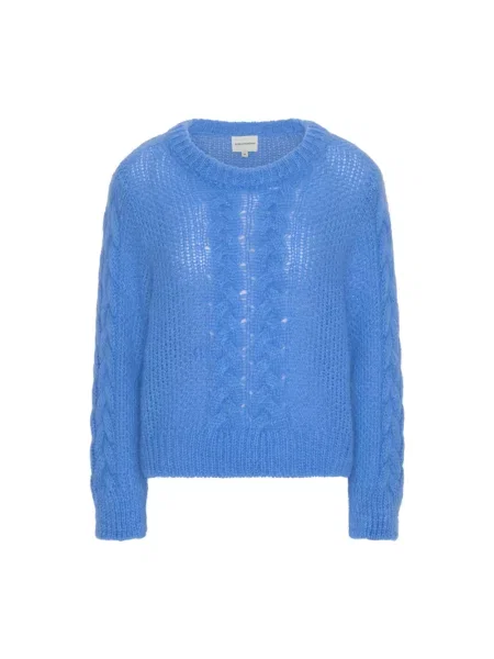 Sweter Americandreams wełniany niebieski