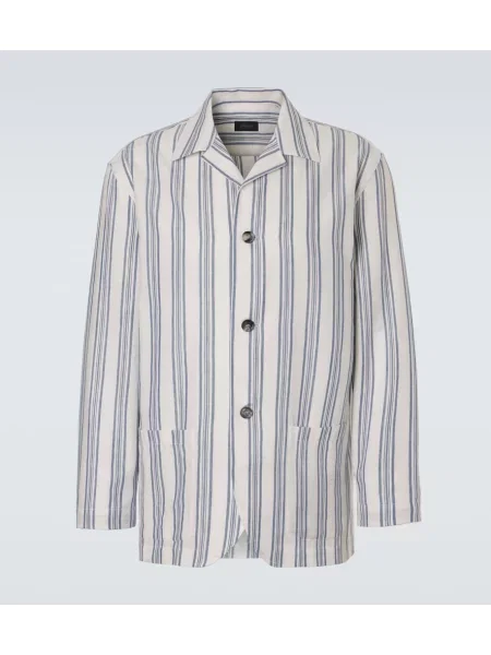 Sacou de in Brioni de in cu dungi alb