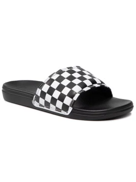 Natikače Vans La Costa Slide-On Checkboard Truwht/Blk crna