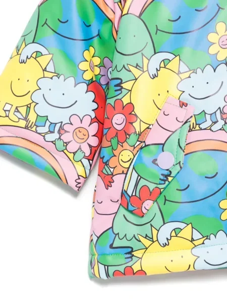 Płaszcz przeciwdeszczowy dziecięcy Stella Mccartney niebieski