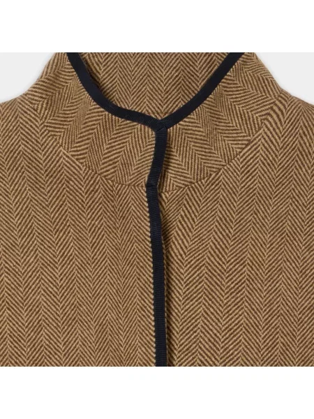 Kurtka Brooks Brothers wełniana brązowa