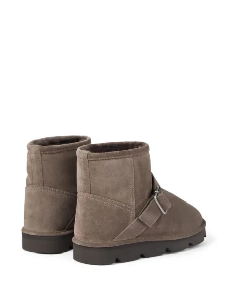 Botine Brunello Cucinelli cu cataramă maro