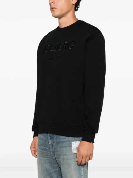 Hanorac Iceberg cu broderie negru