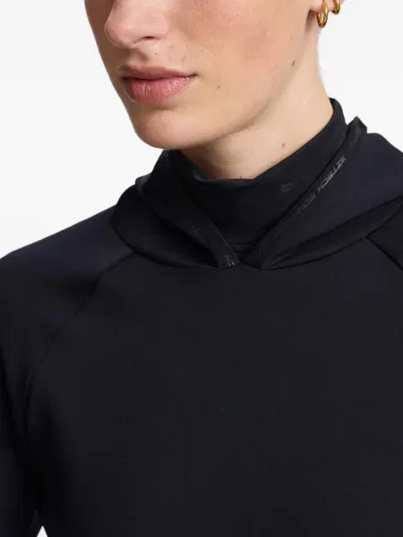 Hanorac cu glugă Aztech Mountain din fleece negru