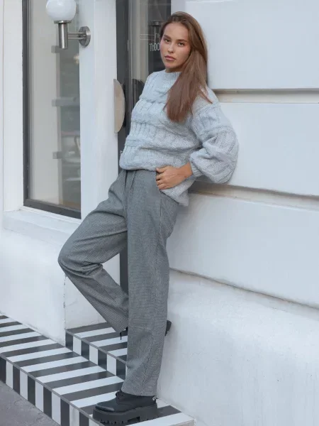 Штани класичні Seventeen кашемір сірий