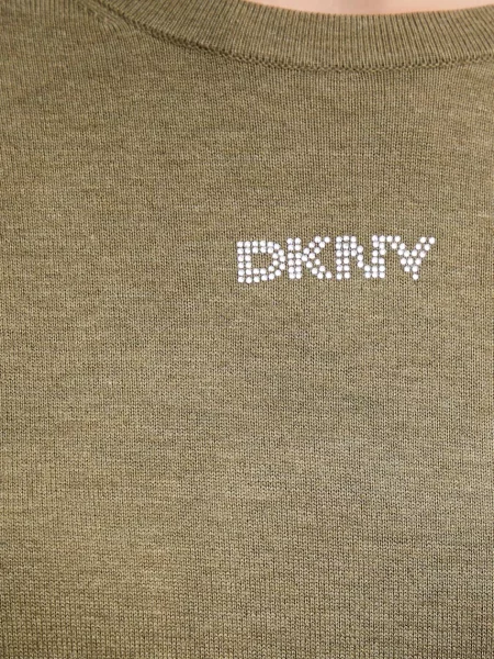 Легкий свитер Dkny зеленый