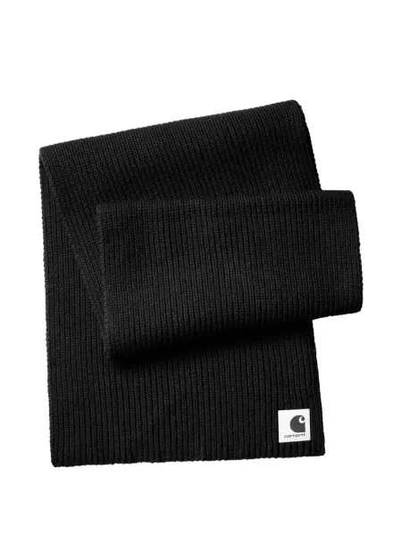 Fular Carhartt Wip cu autograf negru