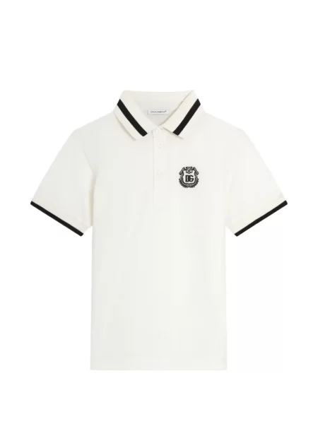 Koszulka polo dziecięca Dolce And Gabbana biała
