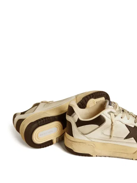 Кожени маратонки Golden Goose златисто