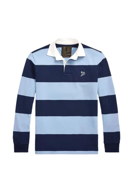 Lung tricou polo Polo Ralph Lauren cu broderie roșu