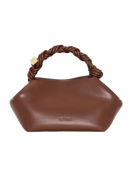 Torebka crossbody Ganni brązowa