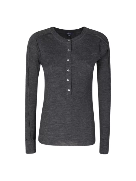 Sweter Soeur wełniany szary
