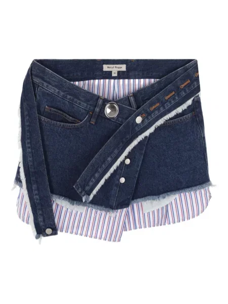 Fustă din denim Meryll Rogge albastru