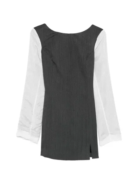 Rochie maxi Our Legacy lungă de costum gri