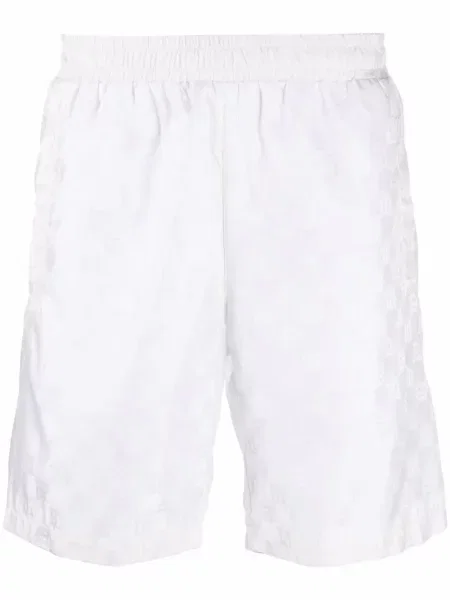 Spodnie Misbhv z nadrukiem białe