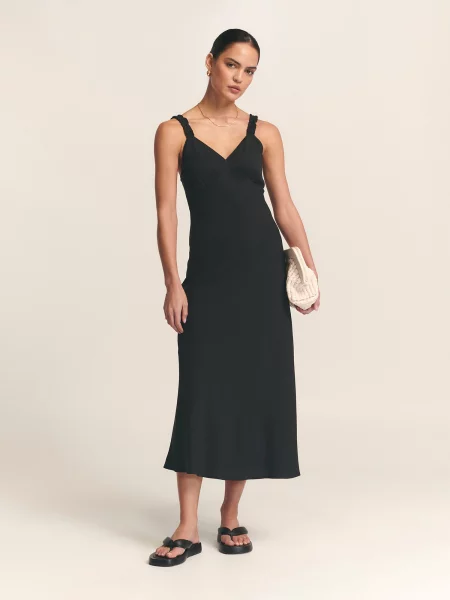 St MRLO Rochie de vară Tide' negru