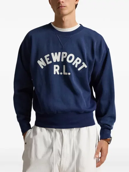 Șosete Polo Ralph Lauren cu model herringbone cu broderie plasă albastru