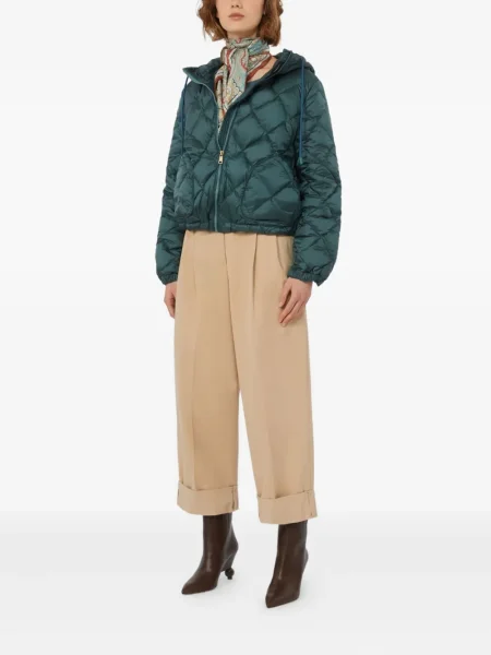Geacă Weekend Max Mara cu glugă verde