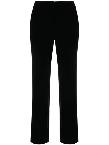 Pantaloni Ermanno Scervino de catifea negru