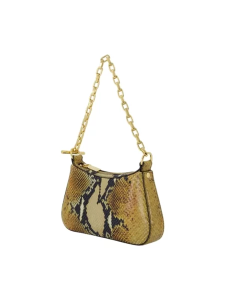 Torebka Alexander Mcqueen skórzana brązowa