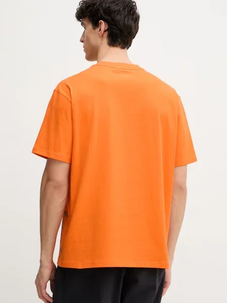 Puma x PLEASURES Typo Tee Mężczyźni Koszulki Puma Size: L pomarańczowy