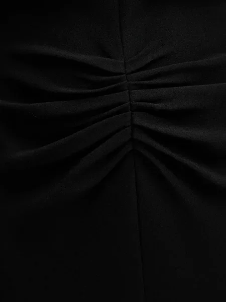Макси платье Victoria Beckham клеш черное