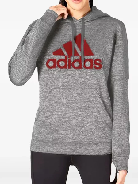 Pántos csíkos futó melltartó Adidas szürke