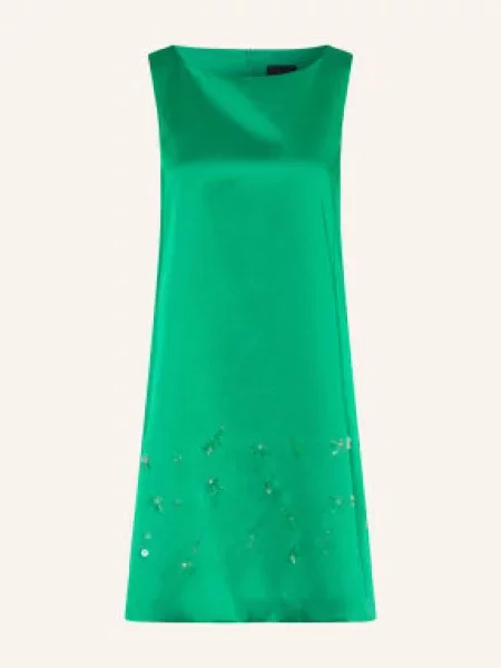 Marc Cain Šaty S Flitry A Ozdobnými Kamínky pepper green zelené