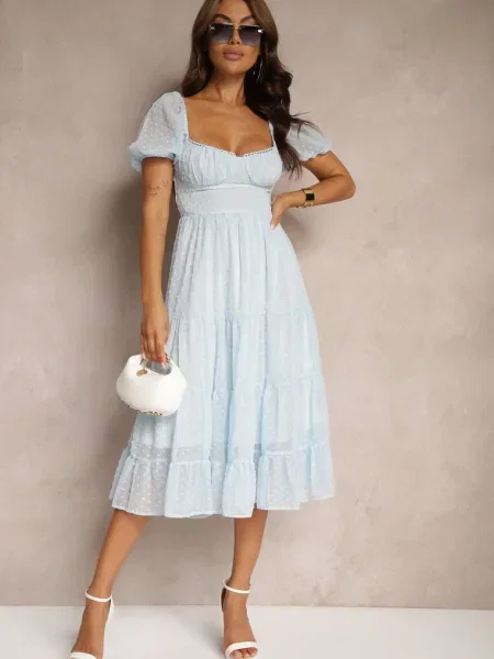 Rochie Nephia albastră