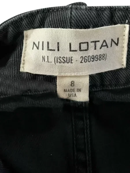 Szerokie jeansy Nili Lotan czarne