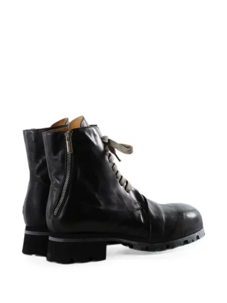 Botine Givenchy din piele cu autograf negru