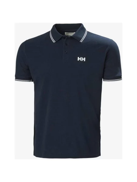 Granatowa koszulka polo z krótkim rękawem Helly Hansen Genova S niebieska