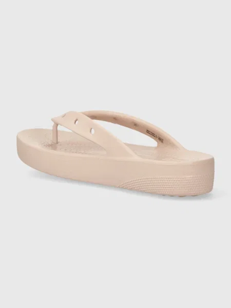 Platform talpú klasszikus papucs Crocs rózsaszín