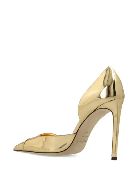 Pantofi cu toc Jimmy Choo auriu