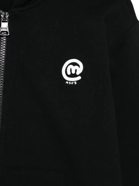 Bluza z kapturem dziecięca Msgm czarna