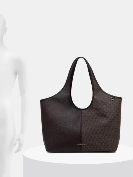 Кожаная сумка шоппер Michael Michael Kors