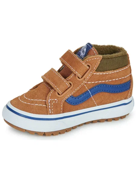 Členkové topánky Vans hnedá