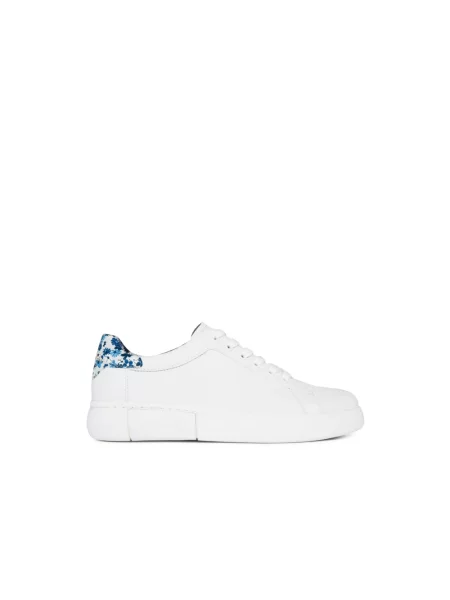Sneakersy Kate Spade skórzane z logo białe
