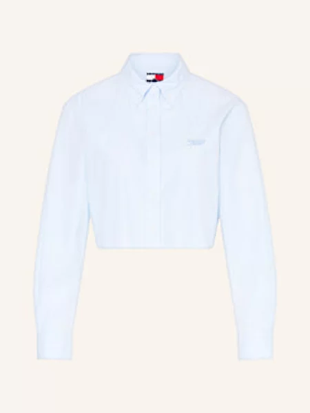 Tommy Jeans Krótka Koszula blau niebieska