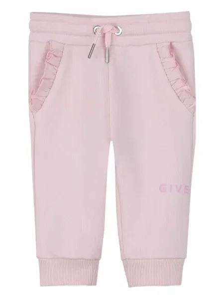Joggery dziecięce Givenchy różowe