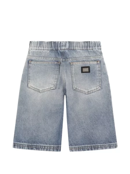 Bermudy dziecięce Dolce And Gabbana niebieskie
