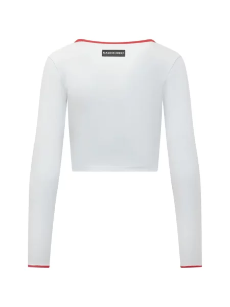Tricou Marine Serre alb