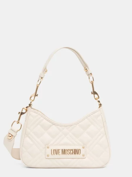 LOVE MOSCHINO Дамска чанта Екрю бежово