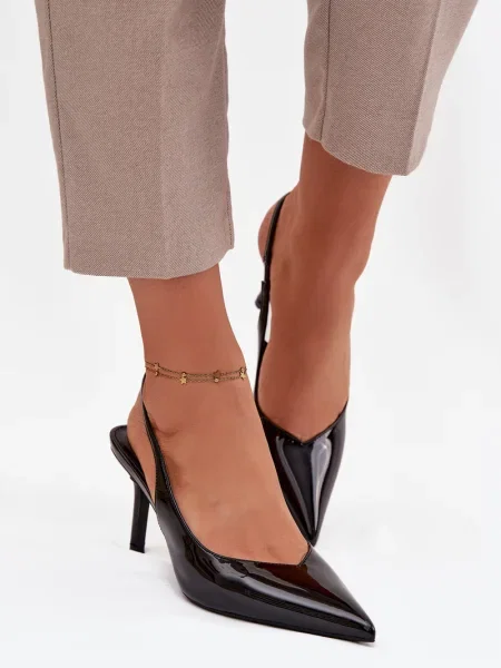 Lodičky Boto na vysokém podpatku černé