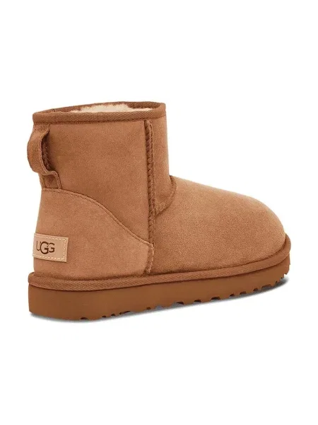 Velúr félcipő Ugg bézs