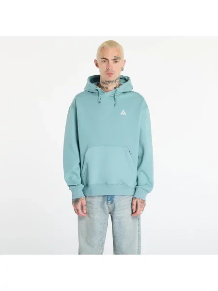 Fleecový velký svetr Nike bílý