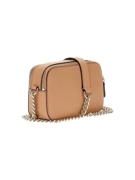 Crossbody kabelka Guess hnedá