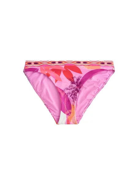 Next Slip costum de baie lila / portocaliu homar / roz deschis / deschis roșu