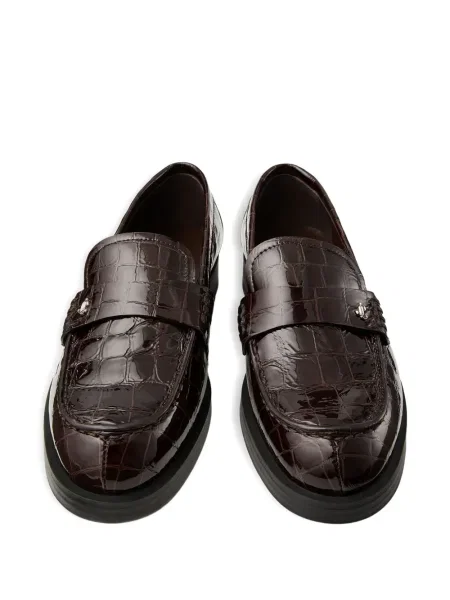 Pantofi loafer Jimmy Choo maro