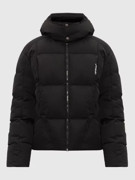 Куртка з вишивкою логотипа Off-white чорна